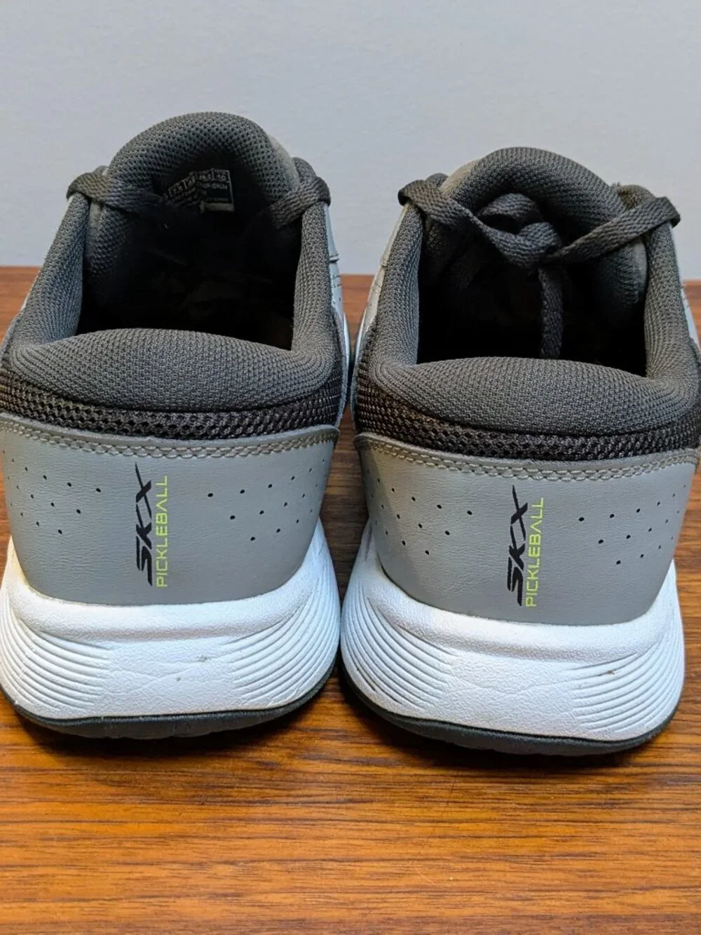 🎾 Skechers Viper Court Smash Pickleball Shoes - Gray/Lime (8.5 X-Wide) - Picture 5 of 8